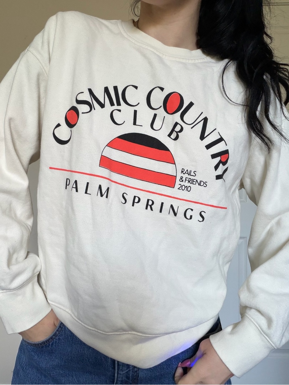 Cosmic Country Club Palm Springs Graphic Sweatshirt - Picture 4 of 7